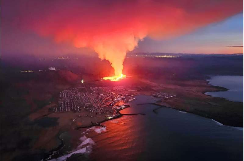 ▲冰岛在过去3年中经历了5次火山喷发