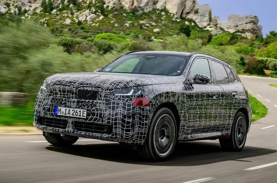 全新宝马X3官方谍照来了 好像还行不算特别丑 依然是老平台