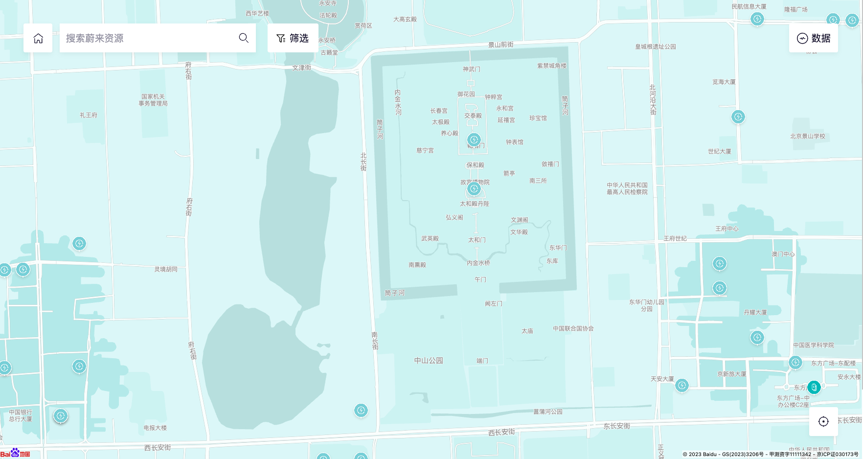 蔚来这个充换电地图,怎么故宫博物院还有充电桩,这谁能进去充啊?