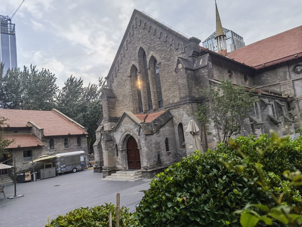 位于天津市和平区泰安道地区的安里甘艺术中心。新华社记者 王宁 摄