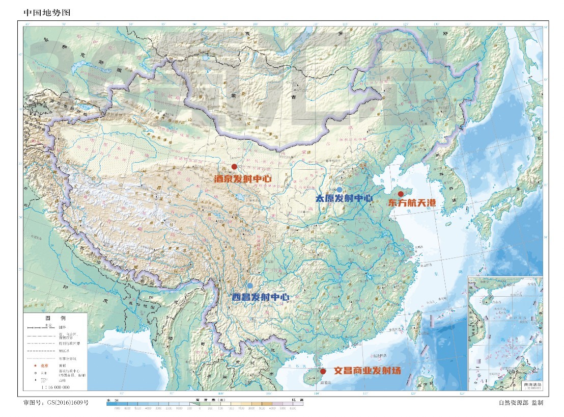 图：我国火箭发射场
