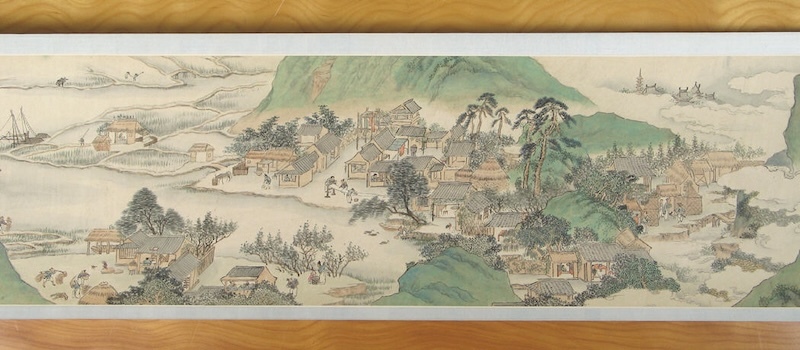 清 張宏　《桃源勝概圖（卷）》（局部）1638年