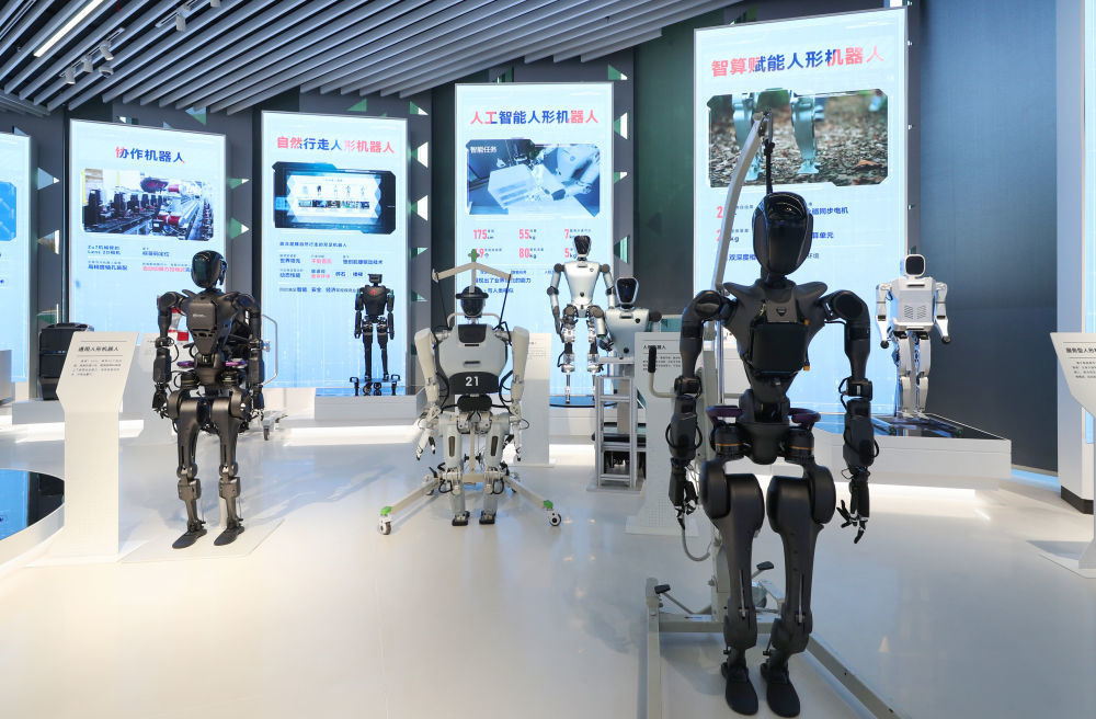这是上海科技创新成果展上的机器人展品（2023年11月29日摄）。新华社记者 方喆 摄