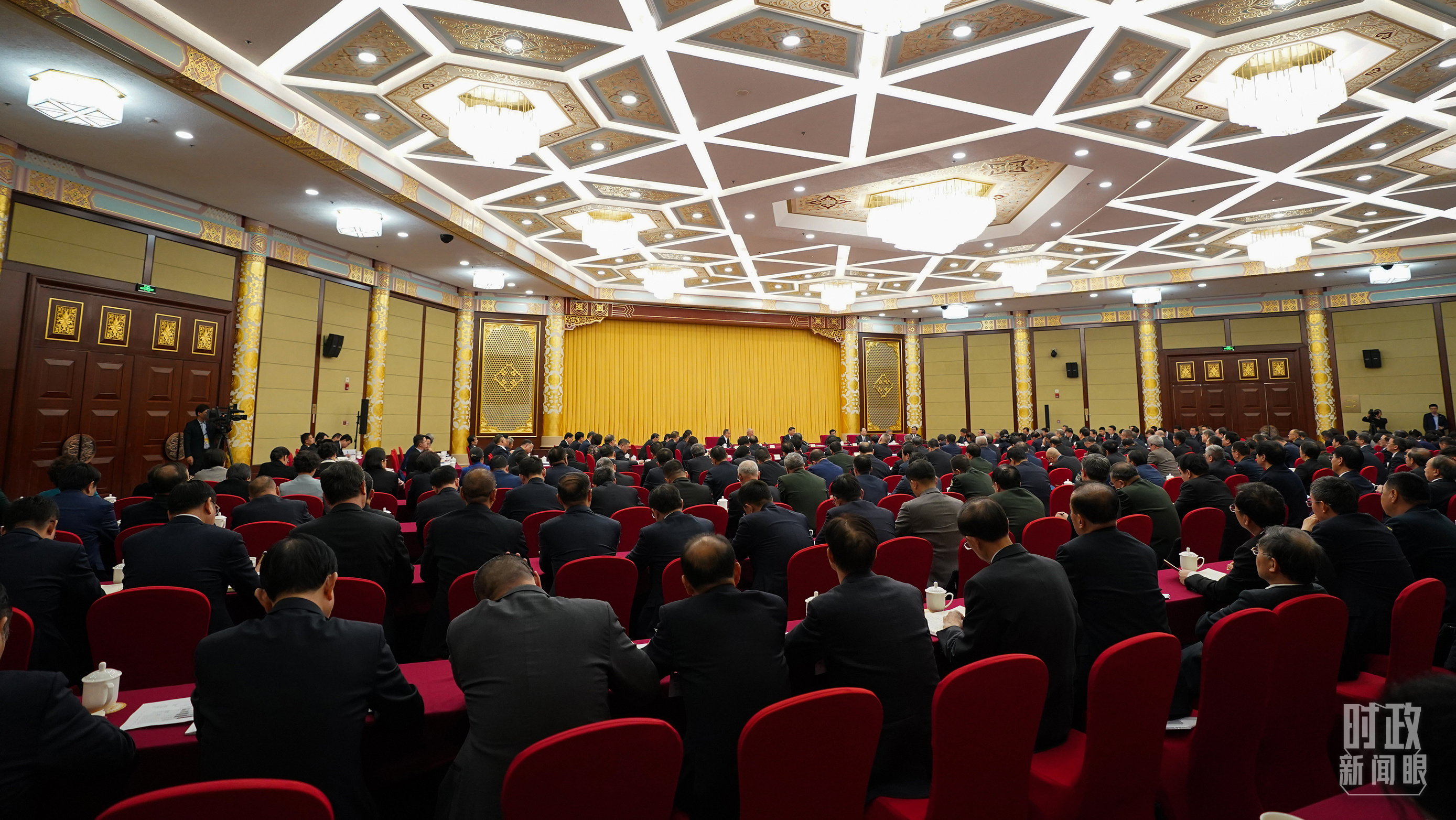 △当天的政协联组会现场。(总台国广记者李晋拍摄)