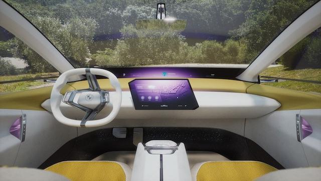 当时的 vision neue klasse,采用新世代 bmw operating system 系统