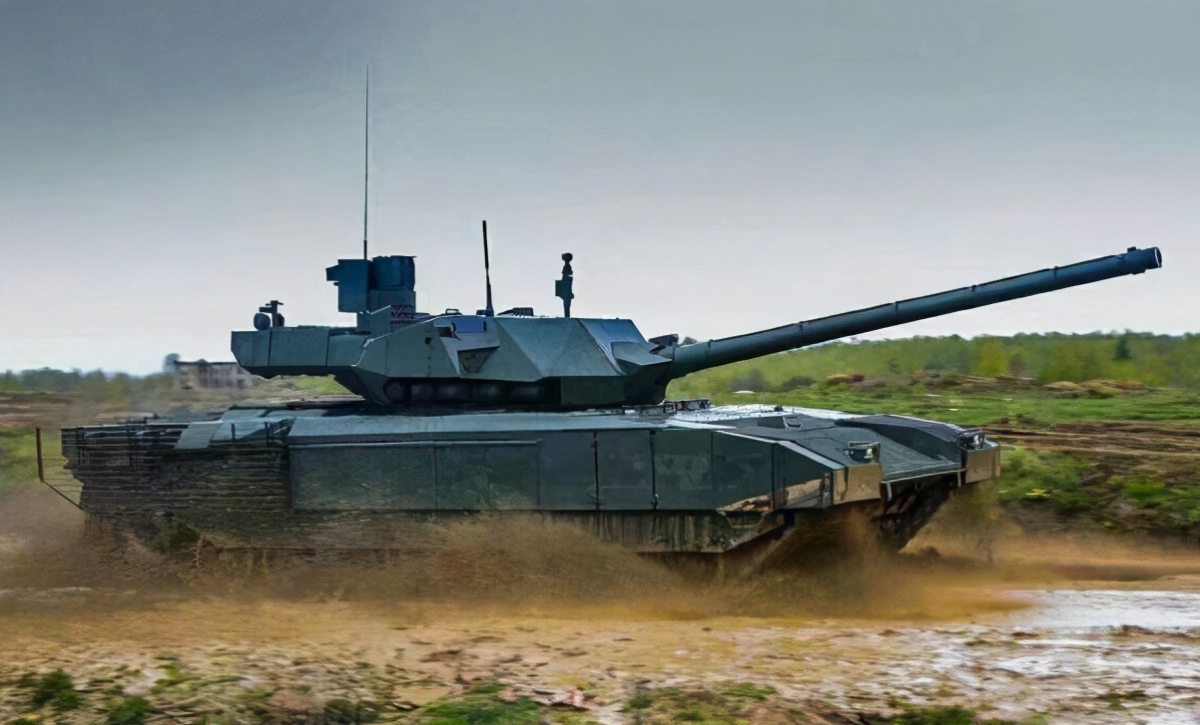 俄罗斯“阿玛塔”坦克收蒙了无东讲主炮塔