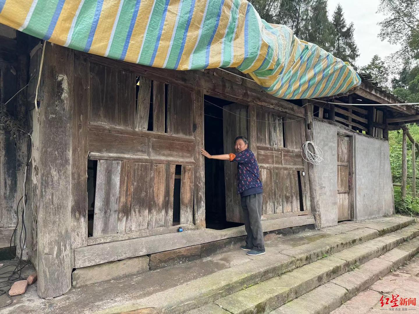 ▲周莉渚老家老屋