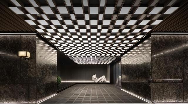 注:武汉101项目地下入户光厅实景图