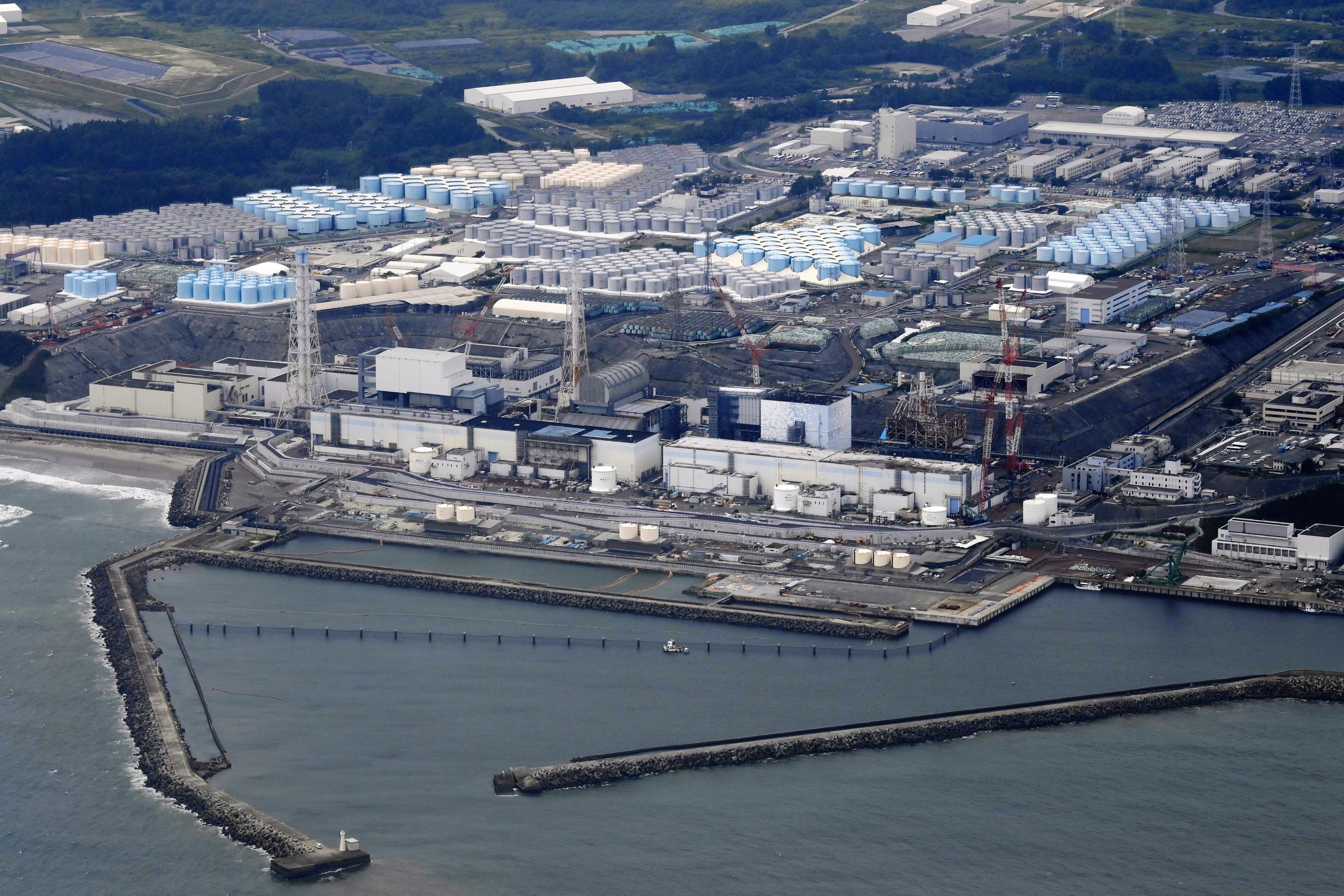 当地时间2024年8月22日，日本东北部福岛，福岛第一核电站。 澎湃影像 图