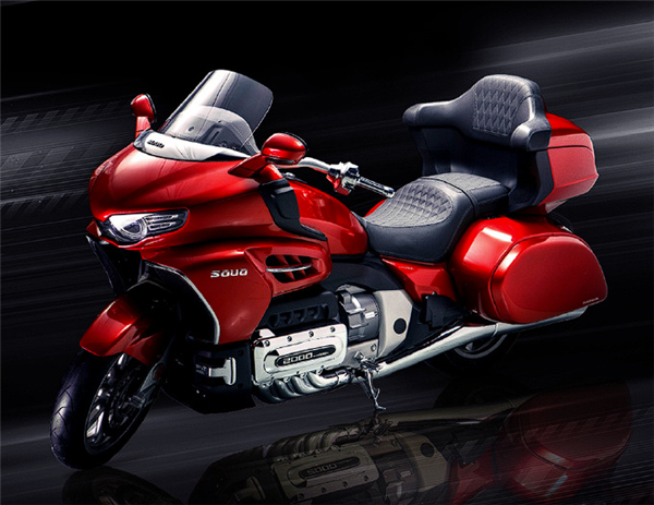 水平对置8缸发动机+8 档DCT:长城灵魂摩托实车曝光