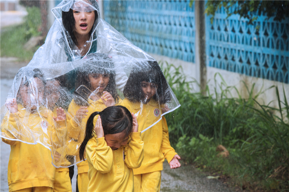 考编的风吹到了幼儿园