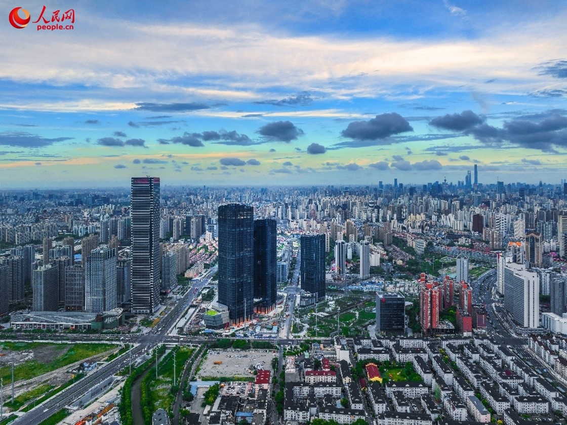 真如地区核心区俯瞰图。普陀区供图