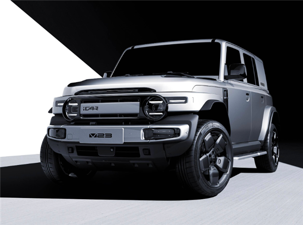 80后印象中的吉普车!全新奇瑞iCAR V23实车曝光:纯粹方盒子