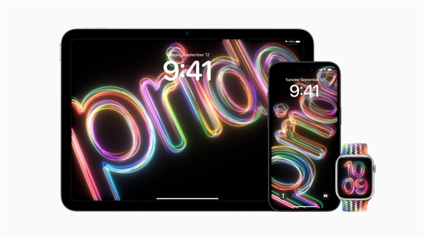 蘋果2024款彩虹表帶5月22日上市！全新彩虹壁紙、表盤公佈