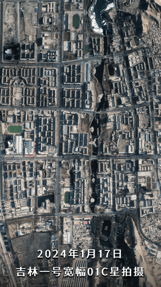 凶林一号卫星直击新疆乌什县7.1级天震：房屋益坏1000余间