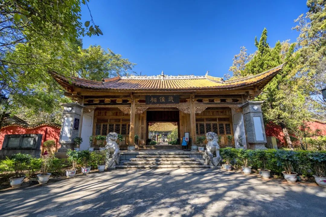 ▲云南保山市太保山武侯祠。（图片来源：视觉中国）