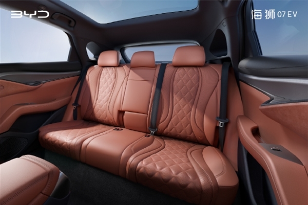 定位高于宋PLUS!比亚迪海狮07 EV内饰官图发布:5月10日上市