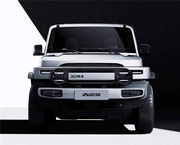 80后印象中的吉普车!全新奇瑞iCAR V23实车曝光:纯粹方盒子