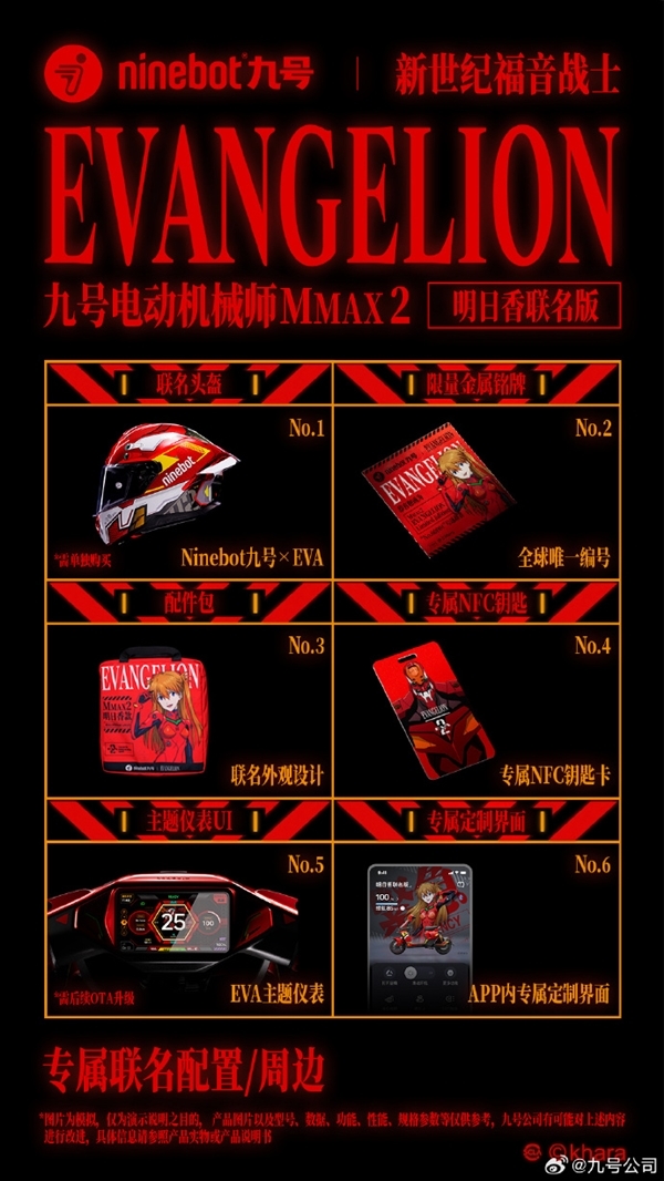 7999元起 九号电动车机械师MMAX2发布:可选明日香联名款