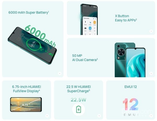 华为nova Y72亮点