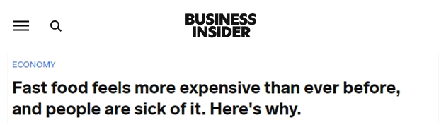 商业内幕网（Business Insider）报道截图