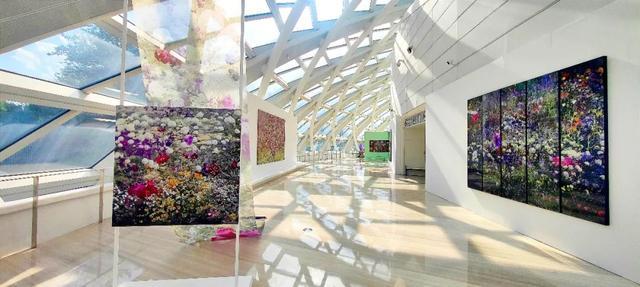 ▲ 让·弗朗索瓦·赫奇耶“浩瀚印象”展览现场,2024年,凤凰中心