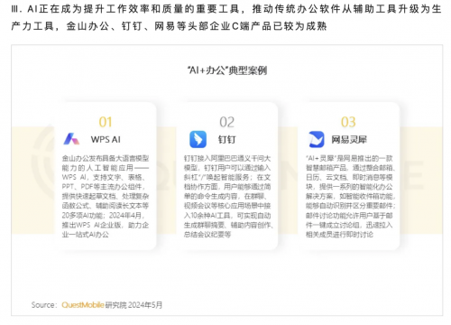 办公类APP流量增长显著,WPS AI持续助力智能办公插图1