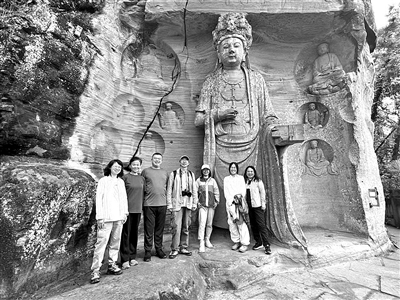 茗山寺石刻文殊菩萨