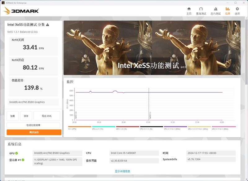 铭瑄Intel锐炫B580 iCraft 12G显卡评测:Intel显卡又多一个选择