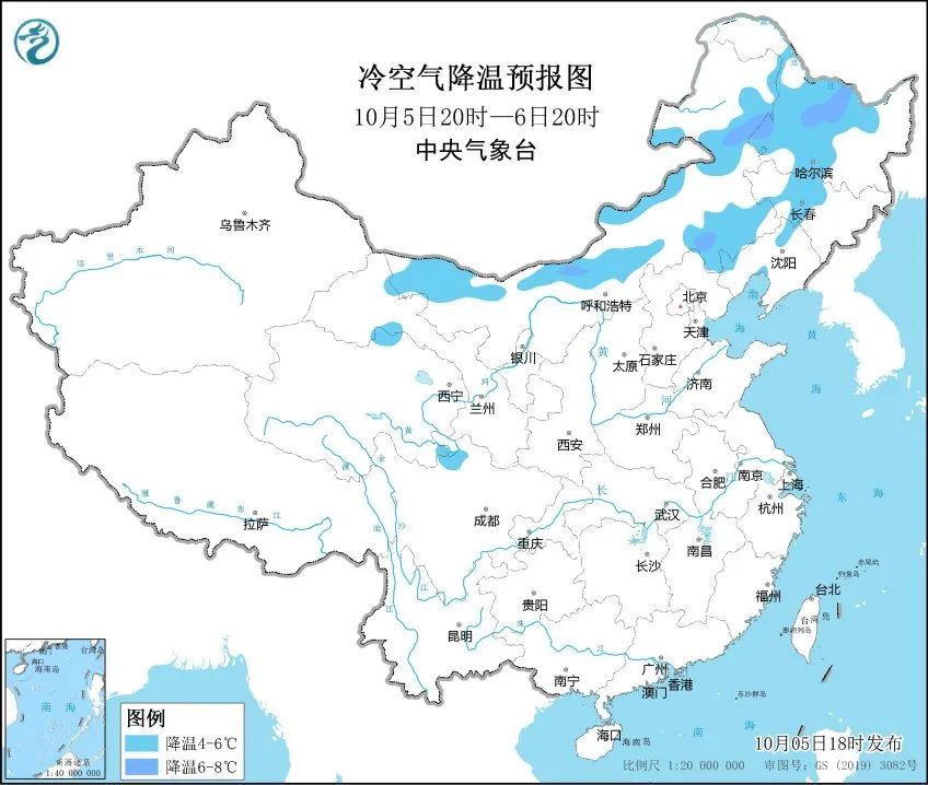 假期返程天气地图来了，看哪里会一雨到底