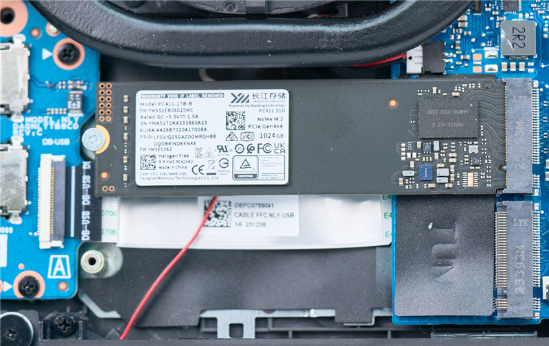 长江存储PC411 1TB空盘与半盘性能对比测试:填入60%数据 读写依旧稳定如初