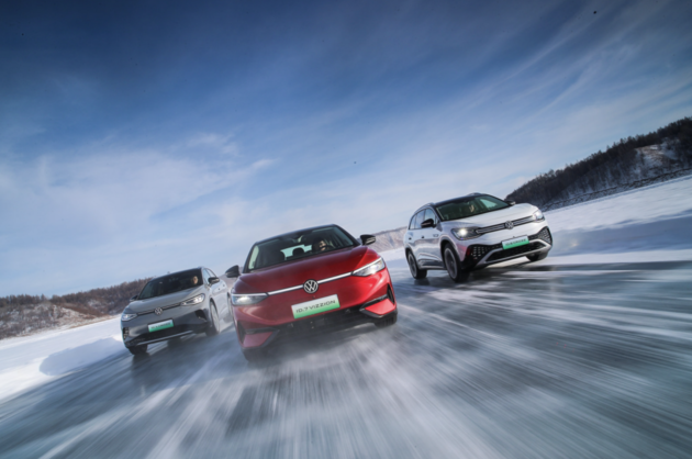一汽-大众冰雪之旅 纯电与燃油产品都有出色的冰雪驾驶能力和安全保障