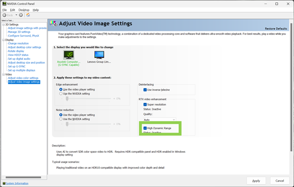 RTX Video HDR技术发布:黯淡视频瞬间亮起来