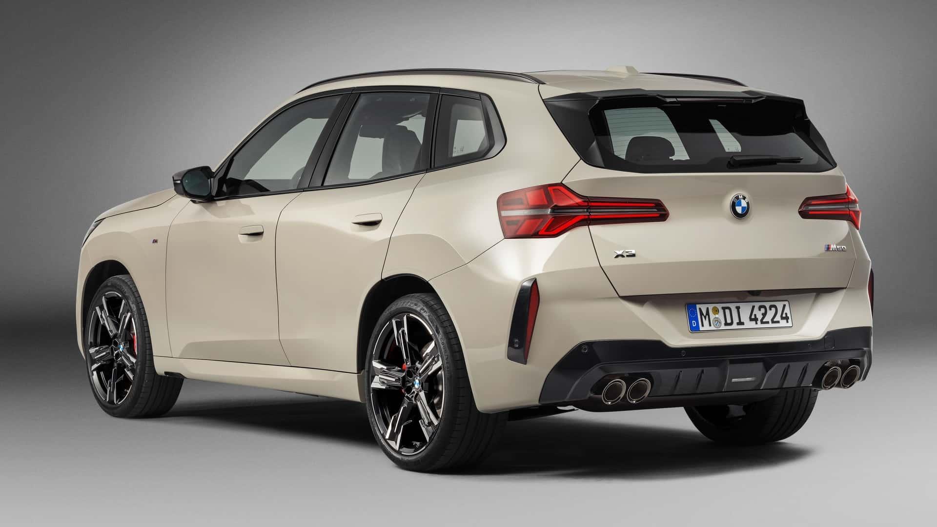 全新宝马X3官图:车头像X1,内饰跑马灯有点非主流,侧面最好看