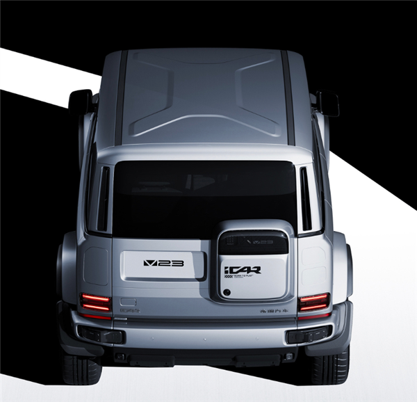 80后印象中的吉普车!全新奇瑞iCAR V23实车曝光:纯粹方盒子