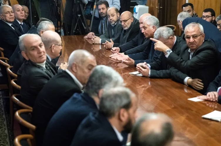 法塔赫和哈马斯官员于2019 年2月12日在莫斯科举行巴勒斯坦内部会谈/路透社