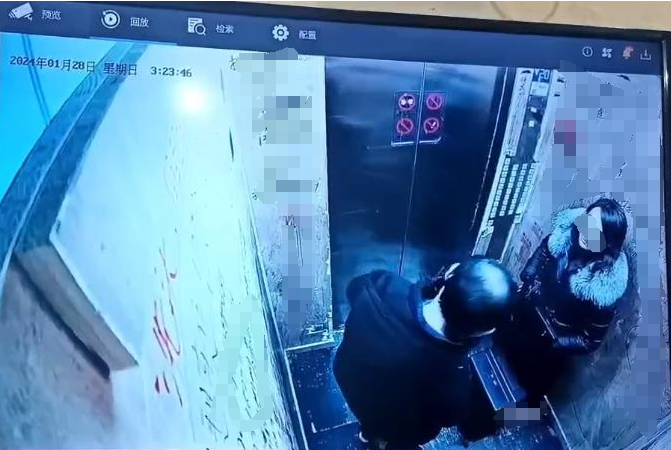 韩某提供的监控视频截图