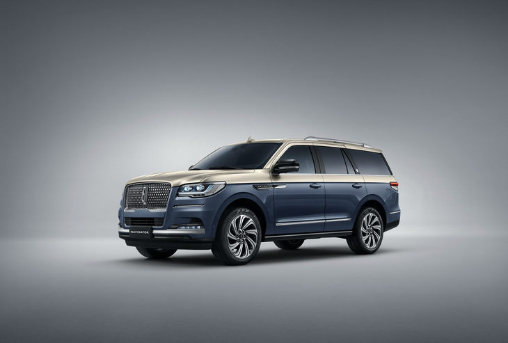 双拼车身 售价超100万元 林肯领航员蓝银版上市