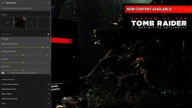 画质提升福音!NVIDIA RTX HDR 一键开启视觉升级