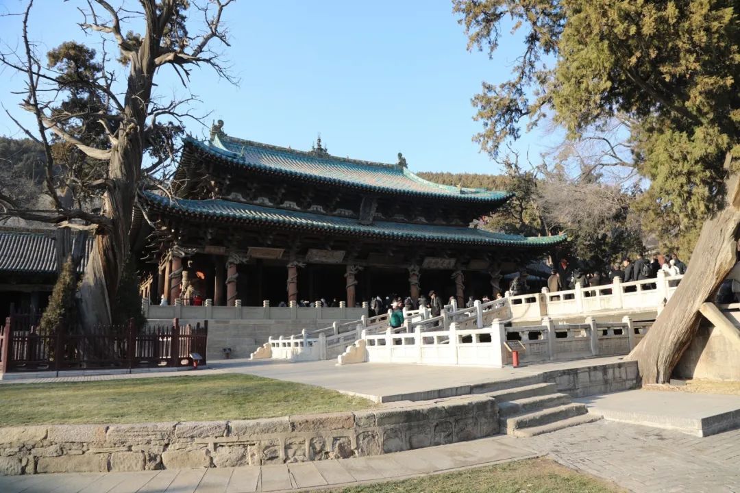 冬日晋祠。记者钱龙摄