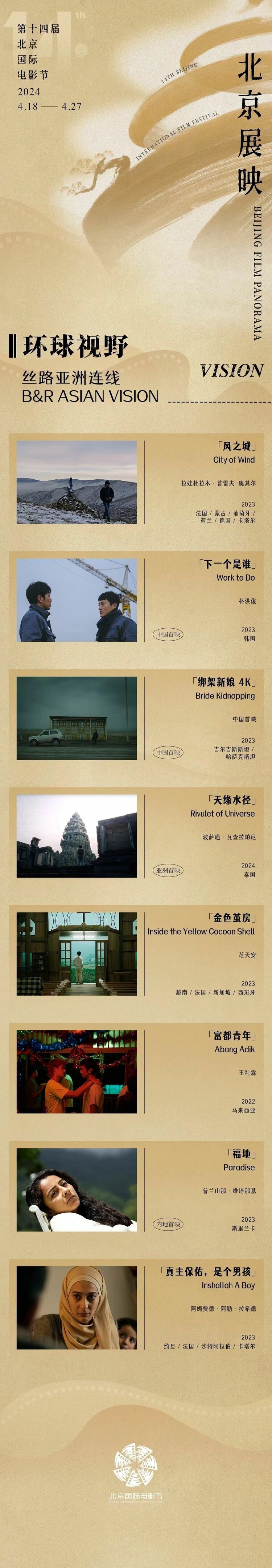边走边看 | 北京国际电影节今天开幕 向春日奔赴 为电影喝彩
