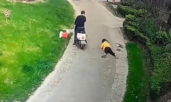 事发现场监控截图。