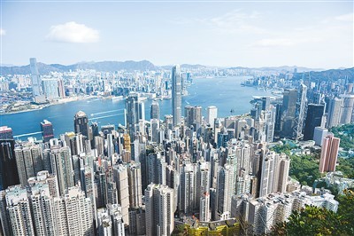 香港城市风光。新华社记者 陈 铎摄
