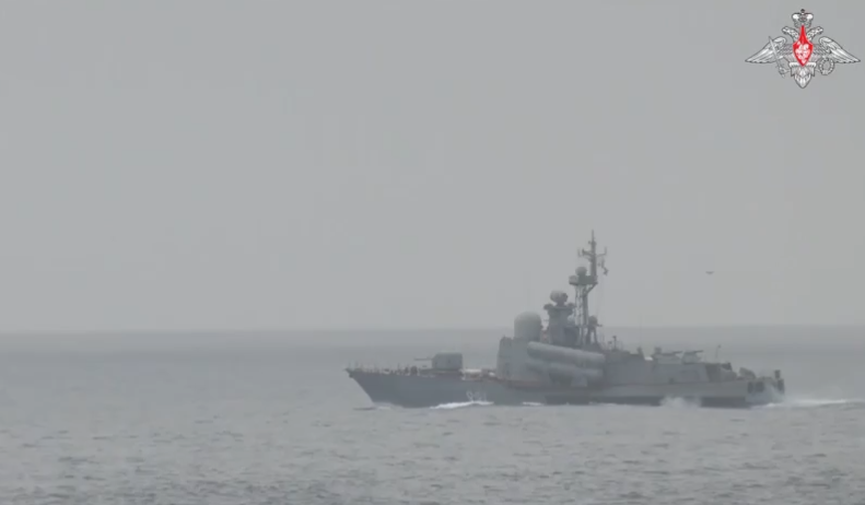 俄罗斯太平洋舰队在日本海军演 发射超音速反舰导弹