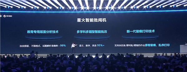 帮老师减负!科大讯飞发布星火智能批阅机:自动批改试卷 模拟真人笔迹