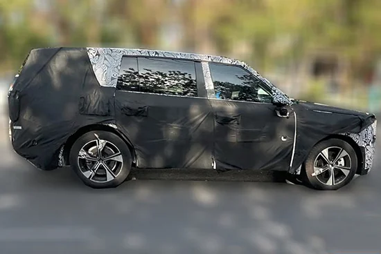 领克全新旗舰SUV谍照