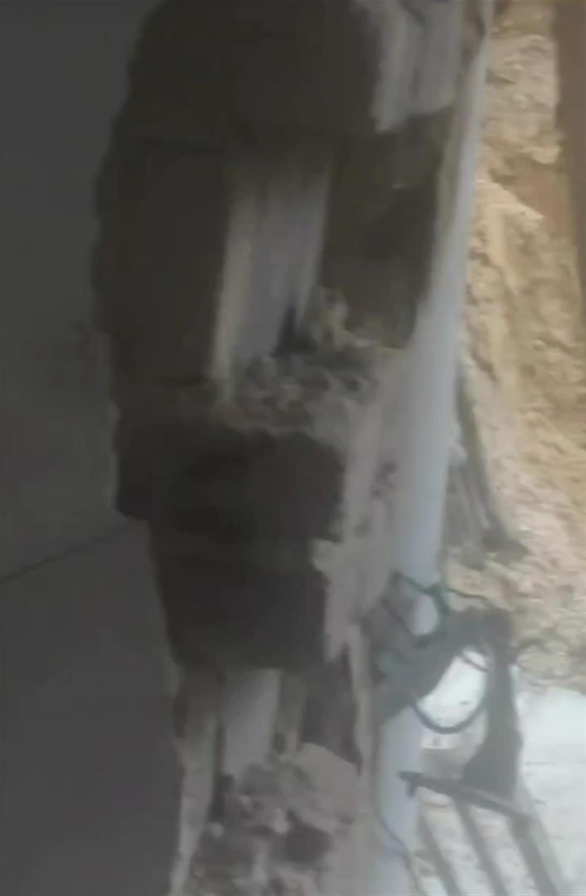 救援现场（网络视频截图）