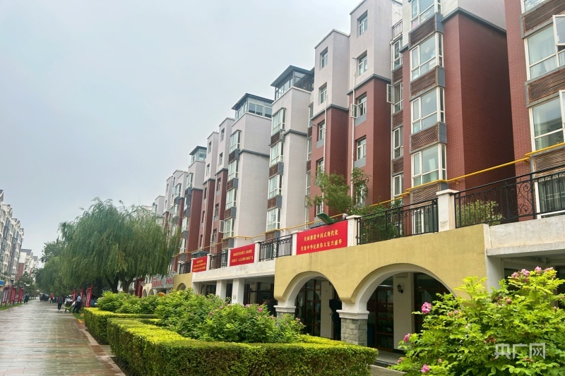 颐和城府社区（央广网记者 逯文婕 摄）