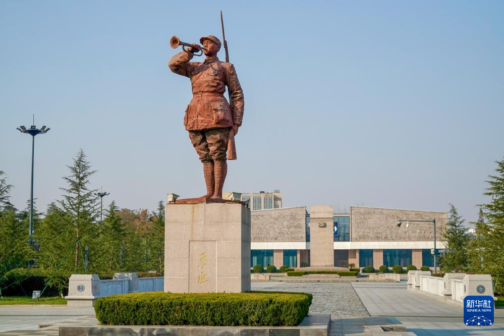 江苏盐城新四军纪念馆外景（2023年12月3日摄）。新华社记者 李博 摄