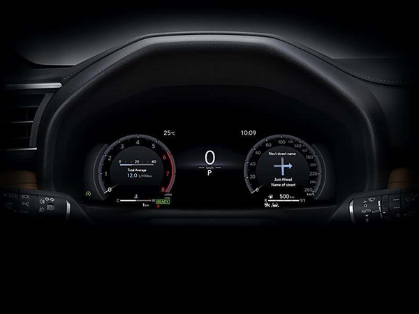 配3.5升V6、首搭并联混合动力系统!全新雷克萨斯LX700h本月上市